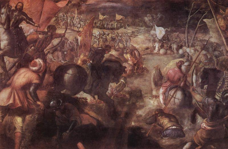 Jacopo Tintoretto Die Schlacht am Taro China oil painting art